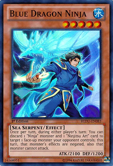 Blue Dragon Ninja [REDU-EN083] Super Rare - for just $0.30! 