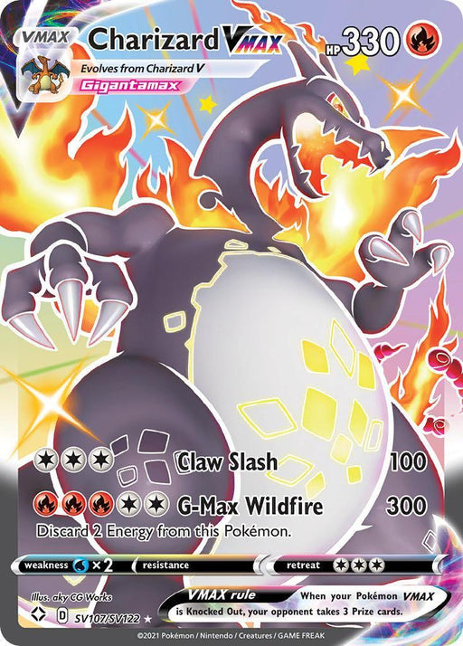 Charizard VMAX (SV107/SV122) [Sword & Shield: Shining Fates] - for just $50! 
