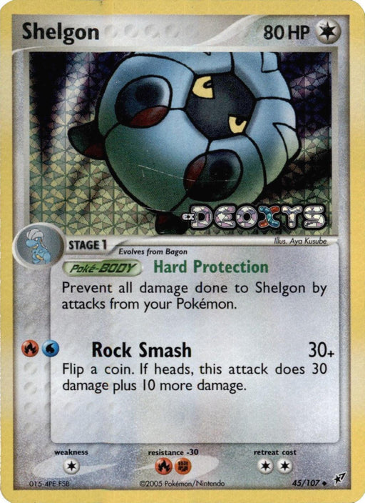 Shelgon (45/107) (Stamped) [EX: Deoxys] - for just $14.60! 