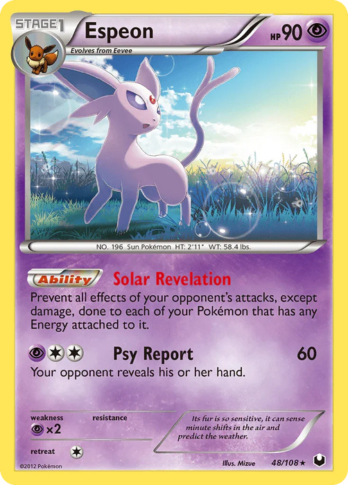 Espeon (48/108) [Black & White: Dark Explorers] - for just $4.20! 