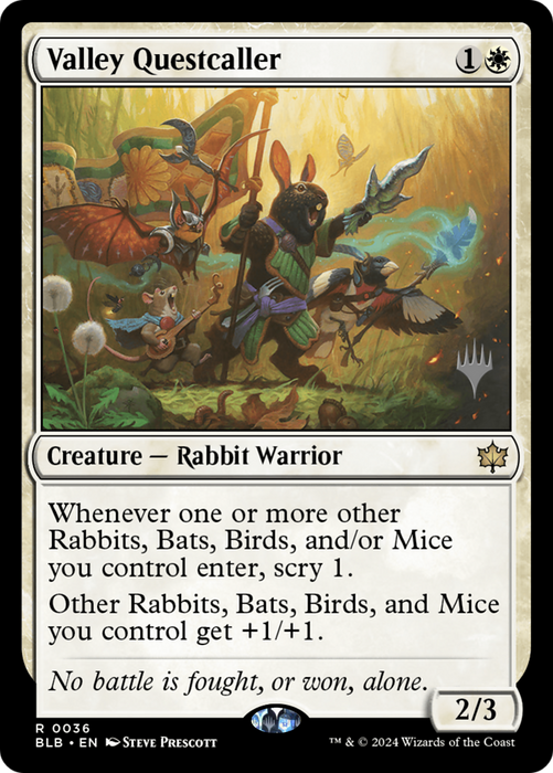 Valley Questcaller (PPBLB-036) - Bloomburrow Promos - for just $0.31! 