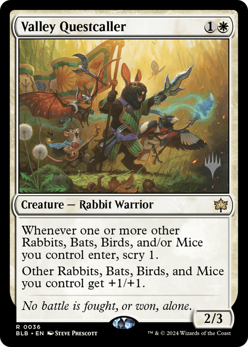 Valley Questcaller (PPBLB-036) - Bloomburrow Promos - for just $0.31! 