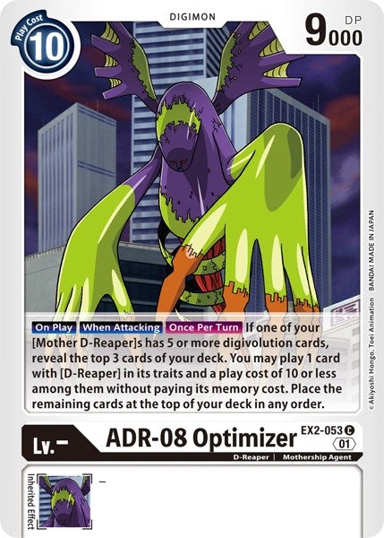 ADR-08 Optimizer [EX2-053] [Revision Pack Cards] - Just $0.09! Shop now at Retro Gaming of Denver