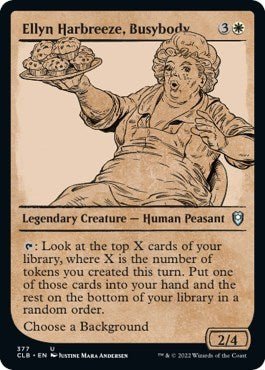 Ellyn Harbreeze, Busybody (Showcase) (Commander Legends: Battle for Baldur's Gate) Near Mint - for just $0.15! 