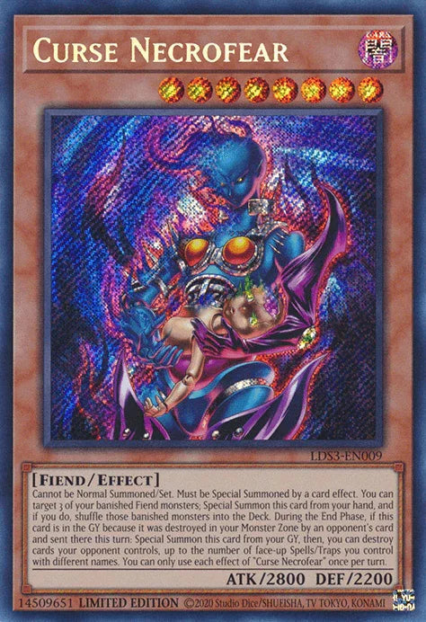 Curse Necrofear [LDS3-EN009] Secret Rare - for just $0.40! 