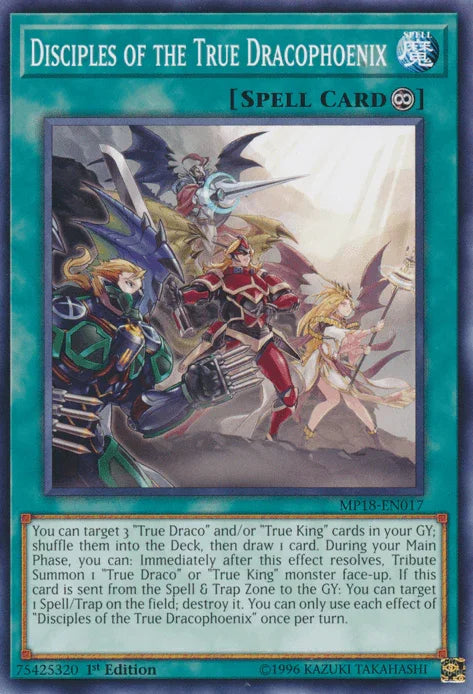 Disciples of the True Dracophoenix [MP18-EN017] Common - for just $0.15! 