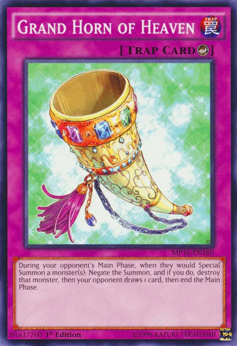 Grand Horn of Heaven [MP16-EN160] Common - for just $0.10! 