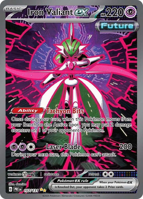 Iron Valiant ex (157/131) [Scarlet & Violet: Prismatic Evolutions] - for just $30.35! 