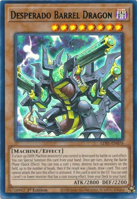 Desperado Barrel Dragon (Green) [LDS1-EN076] Ultra Rare - for just $0.15! 