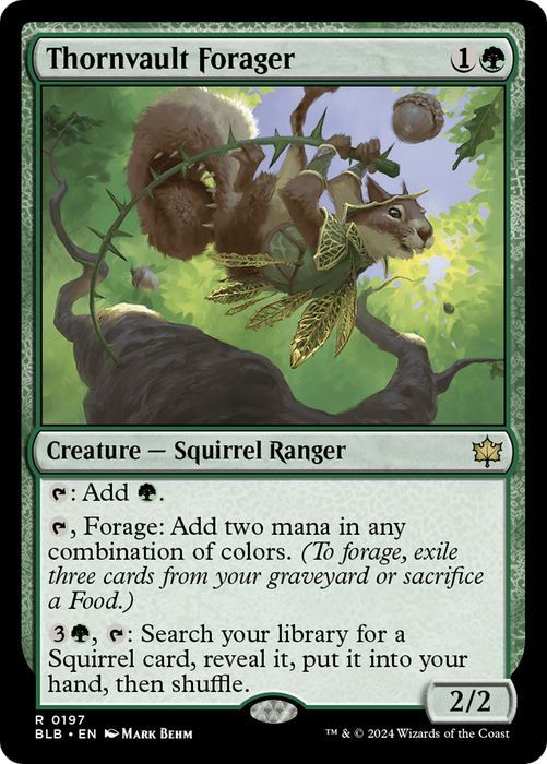 Thornvault Forager (BLB-197) - Bloomburrow - for just $0.38! 