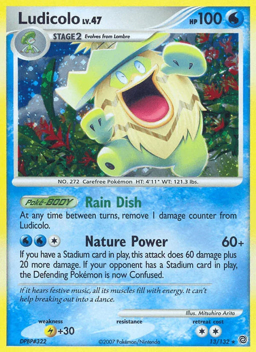 Ludicolo (13/132) [Diamond & Pearl: Secret Wonders] - for just $2.60! 