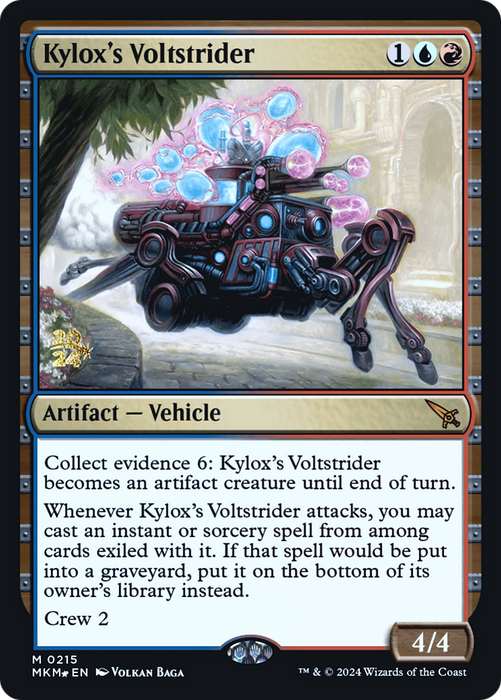 Kylox's Voltstrider (PRE-215) - Murders at Karlov Manor Promos Foil - for just $0.18! 