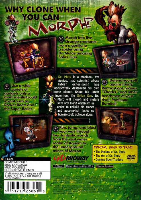 Dr. Muto – PlayStation 2 (PS2) - for just $0! 
