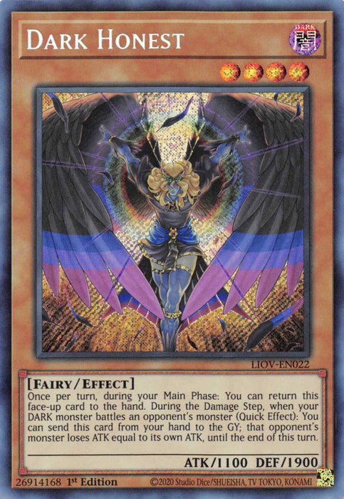 Dark Honest [LIOV-EN022] Secret Rare - for just $0.40! 