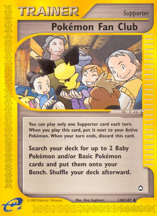 Pokemon Fan Club (130/147) [Aquapolis] - for just $2.75! 