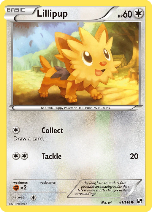 Lillipup (81/114) [Black & White: Base Set] - for just $0.15! 