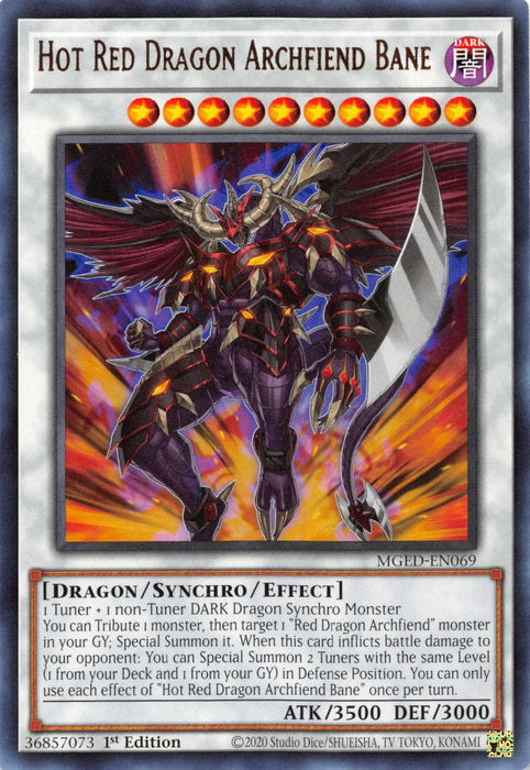 Hot Red Dragon Archfiend Bane [MGED-EN069] Rare - for just $0.10! 