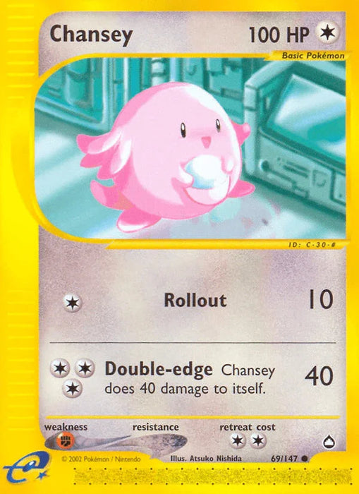 Chansey (69/147) [Aquapolis] - for just $1.65! 