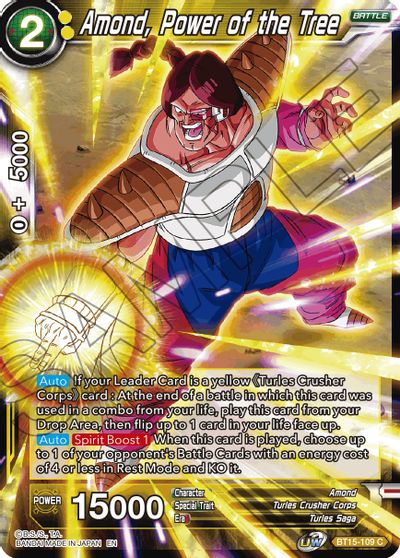 Amond, Power of the Tree (BT15-109) [Saiyan Showdown] - for just $0.10! 