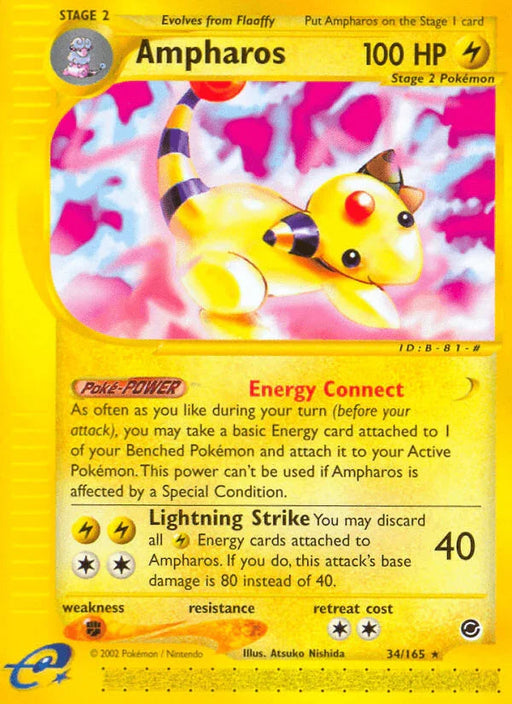Ampharos (34/165) [Expedition: Base Set] - for just $10.05! 