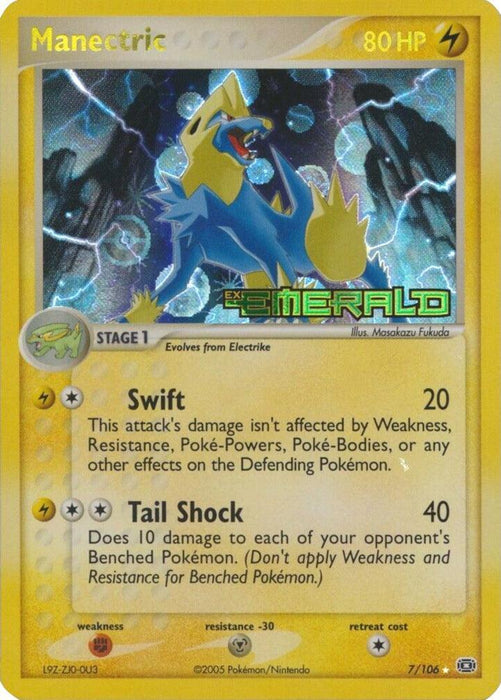 Manectric (7/106) (Stamped) [EX: Emerald] - for just $14.20! 