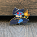 Mothman Wizard Casting Fireball Hard Enamel Pin - 1.5" - for just $9.50! 