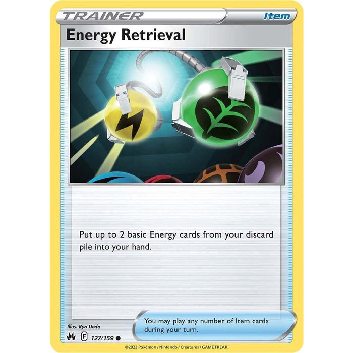 Energy Retrieval (127/159) [Sword & Shield: Crown Zenith] - Just $0.10! Shop now at Retro Gaming of Denver