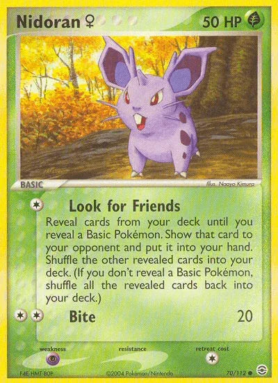 Nidoran (70/112) (Female) [EX: FireRed & LeafGreen] - for just $0.20! 