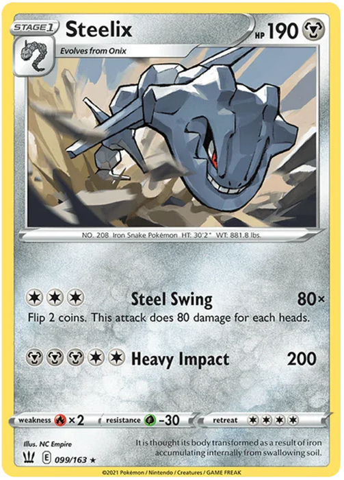 Steelix (099/163) [Sword & Shield: Battle Styles] - for just $0.15! 