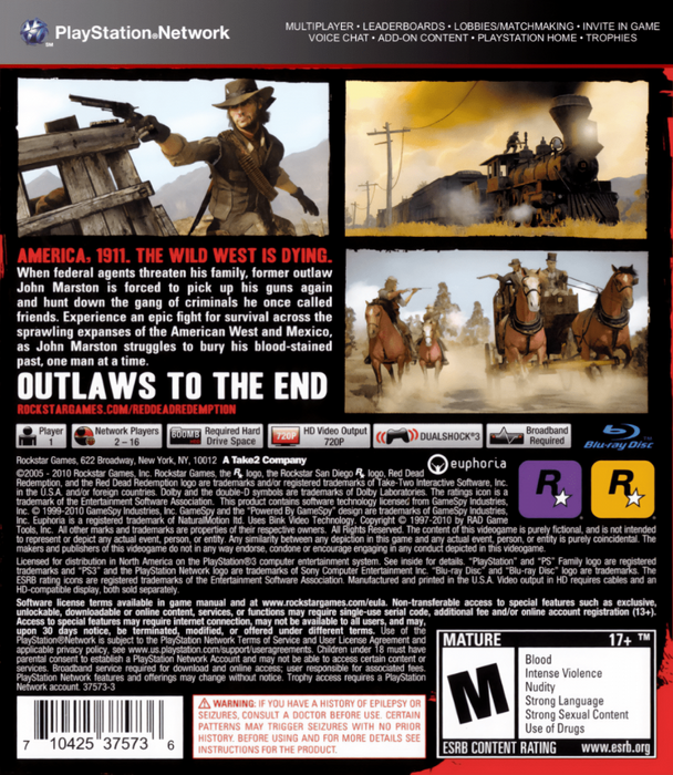 Red Dead Redemption – PlayStation 3 (PS3) - for just $10.99! 