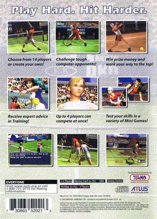 Hard Hitter Tennis – PlayStation 2 (PS2) - for just $3.99! 