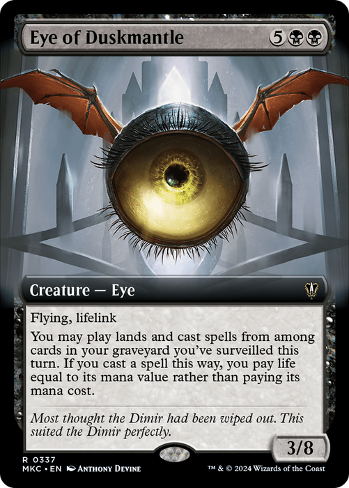Eye of Duskmantle (MKC-337) - Murders at Karlov Manor Commander: (Extended Art) - for just $0.06! 