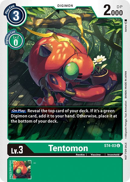 Tentomon [ST4-03] (Official Tournament Pack Vol.3) [Starter Deck: Giga Green Promos] - Just $0.09! Shop now at Retro Gaming of Denver