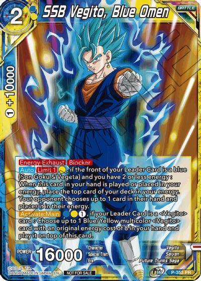SSB Vegito, Blue Omen (P-353) [Tournament Promotion Cards] - for just $0.60! 