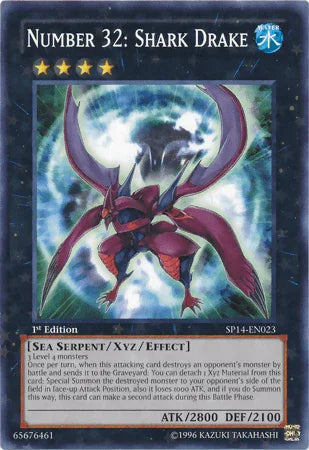 Number 32: Shark Drake [SP14-EN023] Starfoil Rare - for just $0.85! 
