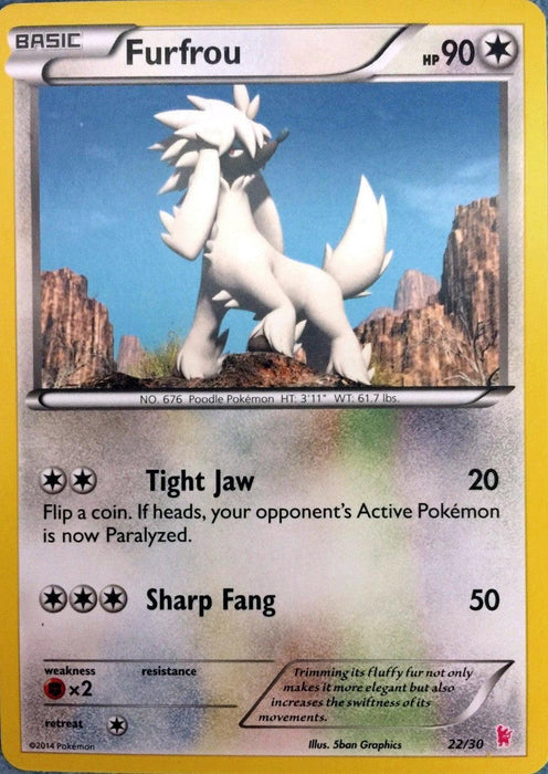 Furfrou (22/30) [XY: Trainer Kit - Sylveon] - for just $0.15! 