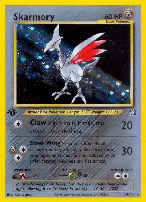 Skarmory (13/111) [Neo Genesis 1st Edition] - for just $21.05! 
