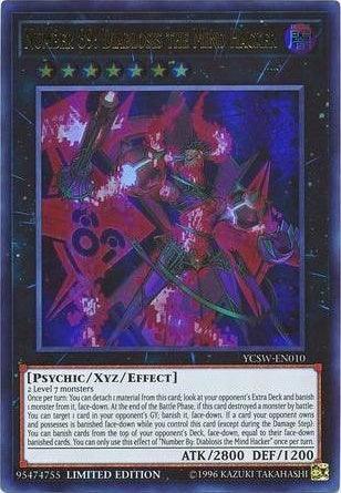 Number 89: Diablosis the Mind Hacker [YCSW-EN010] Ultra Rare - for just $8000! 