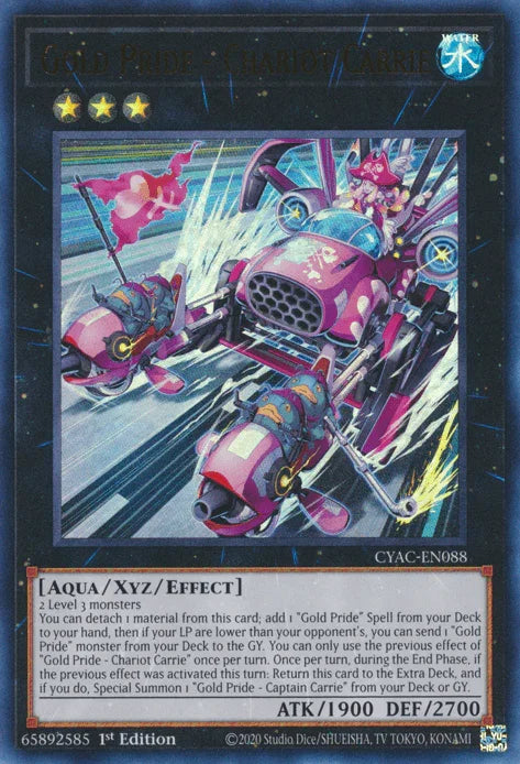 Gold Pride - Chariot Carrie [CYAC-EN088] Ultra Rare - for just $0.25! 