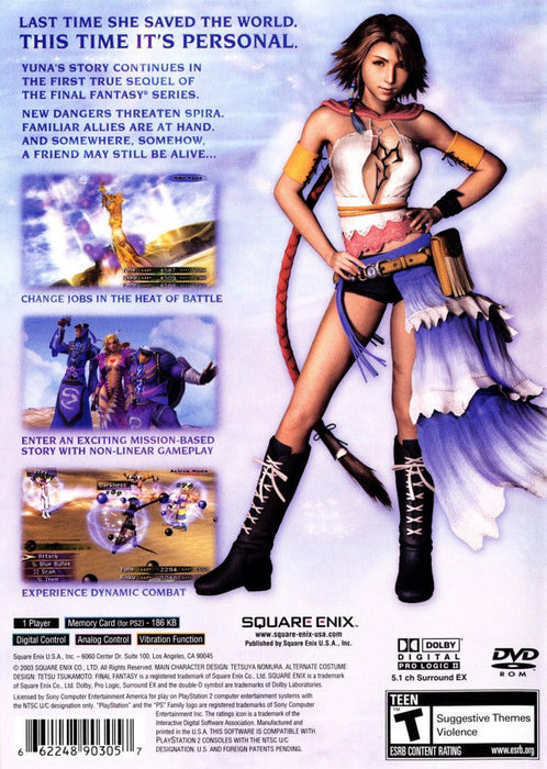 Final Fantasy X-2 [Greatest Hits] – PlayStation 2 (PS2) - for just $8.99! 