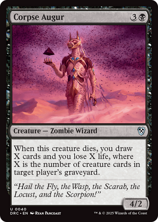Corpse Augur (DRC-040) - Commander: Aetherdrift - for just $0.05! 