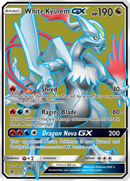 White Kyurem GX (SM141) [Sun & Moon: Black Star Promos] - for just $5.90! 