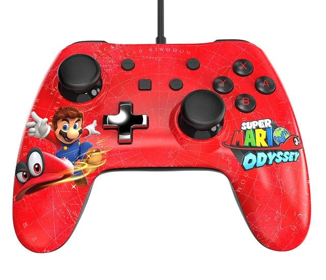 Power A Switch Controller [Wired][Super Mario Odyssey][Missing Extra Analog Caps] — Nintendo Switch Accessory (NS) - for just $14.99! 