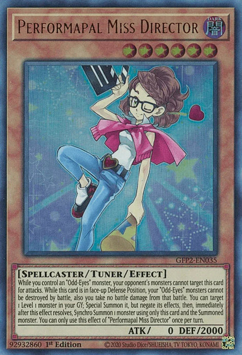Performapal Miss Director [GFP2-EN035] Ultra Rare - for just $0.10! 