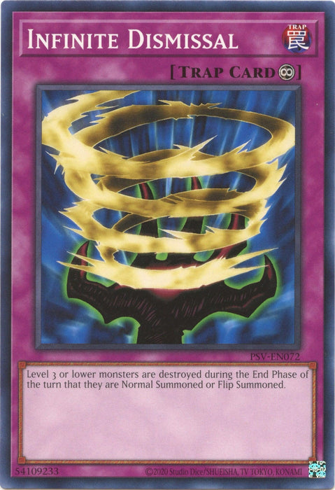 Infinite Dismissal (25th Anniversary) [PSV-EN072] Common - for just $0.10! 