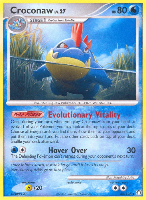 Croconaw (44/123) [Diamond & Pearl: Mysterious Treasures] - for just $0.90! 