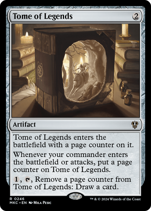 Tome of Legends (MKC-246) - Murders at Karlov Manor Commander - for just $0.22! 