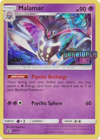 Malamar (SM117) (Staff Prerelease Promo) [Sun & Moon: Black Star Promos] - for just $13.95! 