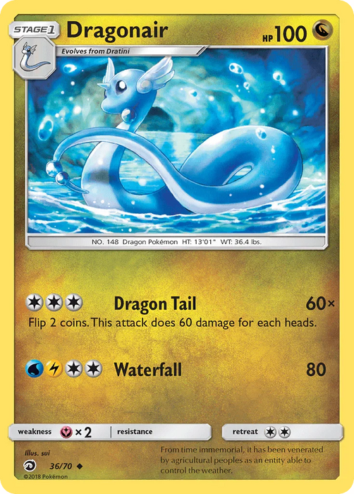Dragonair (36/70) [Sun & Moon: Dragon Majesty] - for just $0.25! 