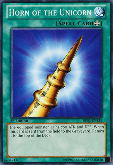 Horn of the Unicorn [BP02-EN134] Common - for just $0.15! 